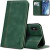 AKABEILA Cover per Xiaomi Mi Mix 3 Pelle Custodia per Xiaomi Mi Mix 3 Cover Flip Portafoglio Magnetica Stand Covers Frosted Porta Telefono Verde