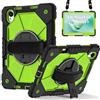 Nikaque Custodia per Huawei MatePad 11.5S 2024, protezione completa del corpo antiurto, supporto girevole a 360°, cinghia da polso, tracolla, portapenne, nero verde