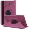 DETUOSI 360° Leder Cover per Galaxy Tab A6 10.1 2016 con Stand Funzione Cover per SM T580/T585