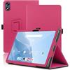 Envibe Custodia per UMIDIGI G1 Tab, 10.1 inch, Cover Tablet UMIDIGI G1 Tab, Copertura Protettiva Pieghevole con Supporto per Matita e Cinturino da Polso, Protezione Completa. (Rosso)