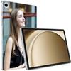 Loyobo Custodia personalizzata compatibile con Samsung Galaxy Tab A9 Plus 11 pollici 2023, ultra sottile, morbida e flessibile in TPU trasparente, cover personalizzata per Samsung Galaxy Tab A9+ (TPU, A9Plus
