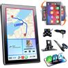 7JI Display Portatile da 7 per Apple CarPlay e Android Auto | Schermo Orientabile Con Telecamera di Retromarcia, Mirror Link, Aggiornamenti OTA, Comando Vocale Bluetooth, per Autovetture