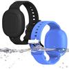 LAKSDIURT [2 confezioni] Braccialetto in silicone per Tile Mate 2024, supporto nascosto protettivo impermeabile per Tile Life360 Mate Tracker, accessori per bambini/adolescenti/anziani