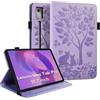 LSPCASA Custodia per Lenovo Idea Tab Pro 12.7 Pollici 2025 PU Leather Cover Con Slot Per Carte Folio Stand Protettiva Case Tablet Cover per Lenovo Idea Tab Pro-Viola