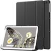 Kepuch Custer Cover per Google Pixel Tablet 11 2023,PU-Pelle Case Custodia - Nero