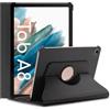 ebestStar - Cover per Samsung Galaxy Tab A8 10.5 (2021) SM-X200 X205, Custodia Protezione Rotazione 360, Pelle PU, Nero