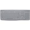 Logitech Protective Cover for K120 Keyboard and MK120 Desktop | Cover protettiva, design avvolgente in silicone resistente, a prova di liquidi, ultrasottile, traslucido - Bianco