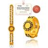 toergy 1 cinturino in silicone per Moto Smart Tag, regolabile, per bambini e anziani, supporto GPS anti-smarrimento, colore giallo