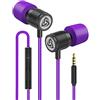 LUDOS ULTRA Auricolari In-Ear Cuffie, Cuffiette con Filo e Microfono, Garanzia 5 Anni, Massimo Comfort, Audio Cristallino, Bilanciamento Alti e Bassi, Nuovo Memory Foam, Cavo Resistente, Bassi