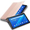 Cadorabo Custodia per tablet compatibile con Lenovo Tab M10 TB-X505F NON per HD, FHD, FHD Plus, Plus, HD2 in ORO ROSA PASTELLO - Coperchio protettiva ultra sottile SENZA funzione Auto Wake Up e Stand