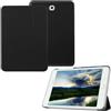 SATURCASE Galaxy Tab S2 8.0 custodia, Saturcase PU pieghevoli in ecopelle protettiva custodia tablet cover per Samsung Galaxy Tab S2 8.0 sm-t710 T715 Nero