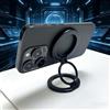 Generic Doppio supporto magnetico per telefono per supporto girevole a 360 gradi pieghevole da tavolo e da auto per iPhone17/16/15/14/13/12 Supporto ad anello (nero)