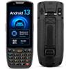 Breloom Scanner portatile Android 13, 4 GB + 64 GB, lettore di codici a barre 1D/2D/QR, comunicazione WiFi BT 5.0, 2/3/4G, terminale dati portatile robusto con touchscreen da 4 per l'inventario