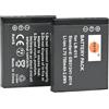 DSTE LB-015 LB 015 DSTE DE 3,7 V (Confezione da 2) Batteria di ricambio compatibile con Kodak WPZ2