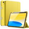 JETech Custodia per iPad (A16) 11ª/10ª Gen, Giallo | Per 2025/2022 Modello, Cover Protezione TPU Morbida, Porta Pencil, Supporto Tri-Pieghevole, Antiurto Leggero