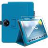 zZjoOoj Custodia Cover Per TCL Tab 11 Gen 2/ Tab 11 Gen 2 FE 11 Pollici Tablet con 1 Pezzi Pellicola Vetro Temperat, Ultra Sottile,Custodia in Pelle PU Premium con Funzione Leggio Verticale,Hellblau
