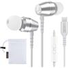 LUDOS OMNITONE Cuffie USB C, Garanzia 5 Anni, Auricolari USB C In-Ear per iPhone 16 15 Pro Max Plus iPad, Cuffie Type C con Microfono per Samsung Galaxy S24 S23 Ultra S22 S21 FE S20 A53 A54 - Bianco