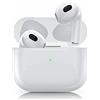 TecnoOdino Auricolari Bluetooth TWS Semi-in-ear, Driver titanio da 14,2 mm per bassi potenti, Fino a 37h di autonomia, BT5.4, connessione simultanea a 2 dispositivi, 5EQ, IP54,Bianco