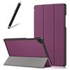 Artfeel Custodia per Samsung Galaxy Tab A7 2020 10.4 T500/T505/T507,Sottile Leggero Pelle Cover Pieghevole Supporto Regolabile Multi-Anglo Caso Slim Flip Folio Tablet Copertura,Viola