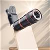 Generic Teleobiettivo 8X, obiettivo zoom con clip per fotocamera per smartphone fotografia, attacco obiettivo mobile a lunga messa a fuoco