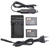 DSTE 2-Pacco NP-85 Batteria + Caricabatteria per Fujifilm FinePix S1 SL240 SL245 SL260 SL280 SL300 SL305 SL1000
