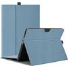 Megoo Surface Pro X - Custodia protettiva per Microsoft Surface Pro X 13, con portapenna, regolazione multipla dell'angolo, custodia protettiva (azzurro)