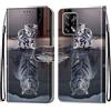 KimsCase Cover per OPPO A74 4G/F19 Pelle Silicone Portafoglio Magnetica con Disegni Motivo Custodia Resistente Libro Antiurto Divertente Flip Case Protettiva Bumper Case