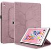 Succtopy Cover Compatibile con iPad (9,7 Pollici, 2018/2017 Modello, 6/5 Generazione)/iPad Air 2/Air 1 360 Gradi di Rotazione Girevole Case Protettiva con Porta Penna Custodia iPad 9.7 Oro Rosa