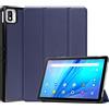 Kepuch Custer Cover per TCL Tab 10s 10.1,PU-Pelle Case Custodia per TCL Tab 10s 10.1 - Blu