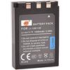DSTE DE LI-10B LI-12B DSTE - Batteria di ricambio compatibile con Olympus C-50, C-60, C-70, C-5000, C-7000, D-590, X-1, X-2, X-3, X-500, FE-200, IR-500, Stylus 300, 400, 410, 500, 600 800 Fotocamera 810 1000