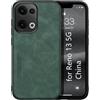 Kepuch Silklike Cover per Oppo Reno 13 5G China - Custodia Case Piastra Metallica Incorporata - Verde