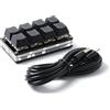 LICHIFIT Tastiera a 8 tasti Interfaccia USB Copia personalizzata Incolla Scorciatoie Mini Tastiera Meccanica per SayoDevice