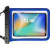 Wokyo Custodia impermeabile universale per tablet da 12,5 pollici, IPX8, custodia protettiva con design touch friendly (blu con supporto per la mano, 15)