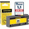 PATONA Batteria per Sony NP-FC10 NP-FC11 780mAh 3.6V | Batteria per CyberShot DSC-P2 P3 P5 P7 P8 P9 P10 P12, DSC V1 F77 FX77, NP FC10 FC11, con anticortocircuito