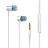 Generic Auricolari in-ear con cavo, con riduzione del rumore del suono surround, bassi pesanti, cappello in silicone delicato sulla pelle, si illuminano al buio per sport, computer, telefono, dispositivi con