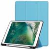 JZCZMCE Custodia per iPad PRO 12,9 Pollici 2017/2015, [Supporto per Matita Incorporato] Custodia Protettiva con Retro in TPU Morbido, Auto Wake/Sleep,Sky Blue