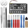 subtel Batteria compatibile con Kobo Aura, Glo HD, Barnes & Noble PR-285083 | 1500mAh, 3.7V, Litio Polimeri per Kobo H2O, PocketBook 631 Touch HD, PR-285083