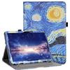Vakarey per DOOGEE Tab A9 Cover Supporto Multi Angolo Custodia per Doogee Tab A9 Pro 10.1 Pollici,Cielo stellato