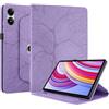 Succtopy Cover Compatibile con Xiaomi Redmi Pad Pro 12.1 Pollici 2024 cover in Pelle PU con 360 Gradi di Rotazione Custodia Protettiva con Porta Penna per Xiaomi Redmi Pad Pro Viola