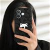 hdqICase Custodia Compatibile con OPPO A5 PRO 5G, | Cover Morbida Silicone Nero con Gatto, Farfalla, Panda