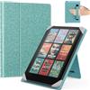 MoKo Custodia per 6,8,7 Kindle Paperwhite eReader Tablets, Denim Verde | Accessori eReader per 6,8, 7 Pouces Kindle Paperwhite/Colorsoft/Kobo/Ocean, Custodia Leggera Folio ,Cinghia da Mano, Support
