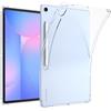 Asgens Custodia Trasparente per Samsung Galaxy Tab S10 FE Plus 13.1 2025(SM-X620), Cover Protettiva in Silicone TPU Sottile e Leggera per Samsung Galaxy Tab S10 FE Plus 13.1 2025