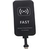 Tiiyee Ricevitore di Ricarica Wireless, Adattatore per Caricabatterie Telefono Scheda USB C Compatibile Telefoni Android Tipo 10W Veloce Portatile Pieghevole Facile Trasportare Custodia