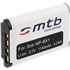 mtb more energy Batteria NP-BX1 compatibile con Sony Cyber-Shot DSC-HX300, HX50, HX80, HX50, HX80V, RX1, RX100, WX300