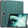 Kepuch Custer Cover per Oppo Pad 2/Oppo Pad 3, Oneplus Pad 11.6,PU-Pelle Case Custodia - Verde