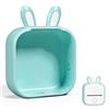 Memoking T02 Cover Protettiva - Orecchie da Coniglio Simpatica cover per | Stampante in Silicone senza BPA, Compatibile con T02 Wireless Bluetooth Mini Stampante Termica Portatile Tascabile, Verde