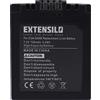 EXTENSILO batteria compatibile con Panasonic Lumix DMC-FZ8, DMC-FZ7 fotocamera (750mAh, 7,2V, Li-Ion)