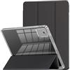 INFILAND Custodia per Lenovo Idea Tab 11 2025/Moto Pad 2026,Cover Smart Protettiva Trasparente con Supporto,Ultra Sottile,per Lenovo Idea Tab 11 Pollici TB336ZU/336FU [Auto Wake/Sleep] (Nero)