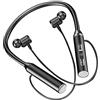 Yeeda Cuffie con collo magnetico | Auricolari senza fili | Auricolari stereo HiFi con bassi profondi, IPX7, impermeabili, con microfono per la corsa in palestra