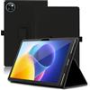 Envibe Custodia per DOOGEE T10W 10.1 Pollici, Cover Tablet DOOGEE T10W, Copertura Protettiva Pieghevole con Supporto per Matita e Cinturino da Polso, Protezione Completa. (Nero)